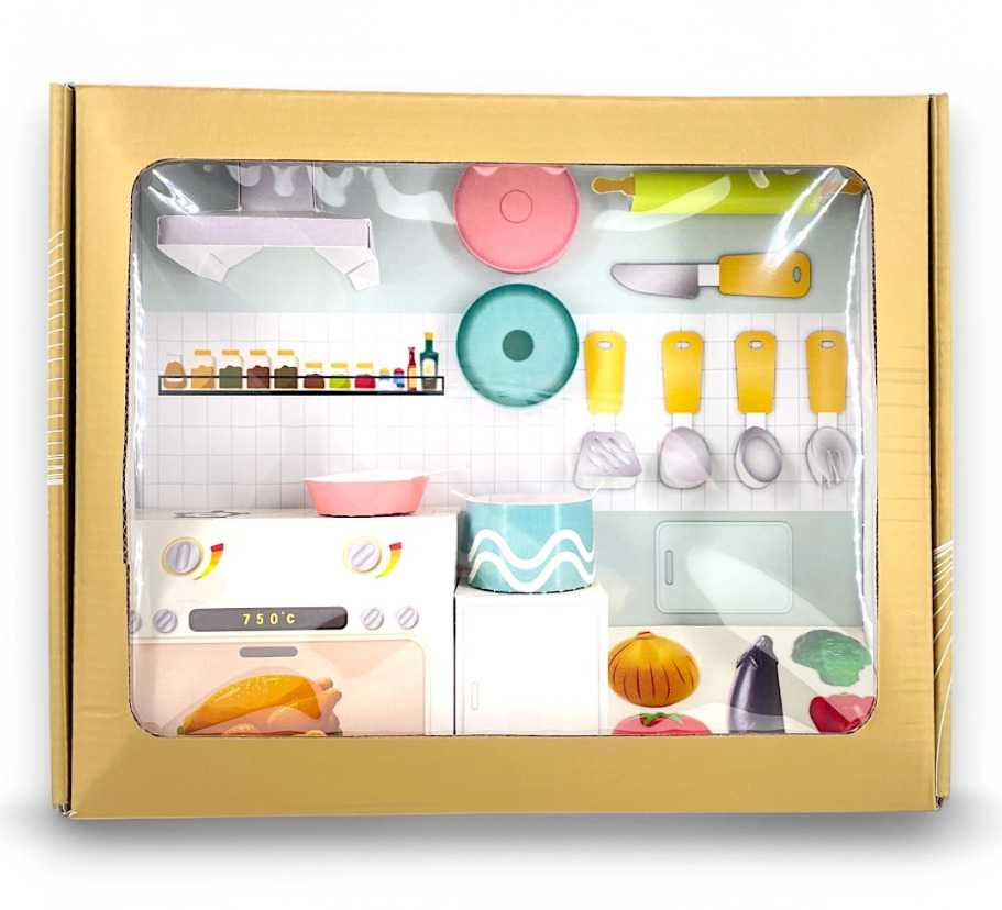 紙紮兒童玩具-廚房組