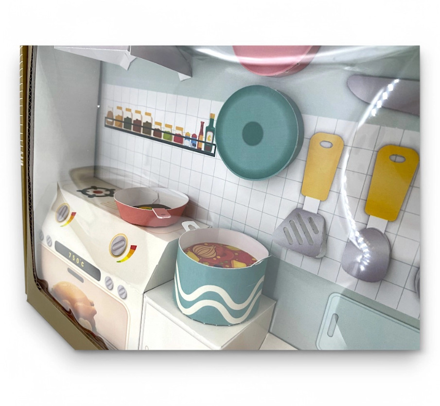 紙紮兒童玩具-廚房組