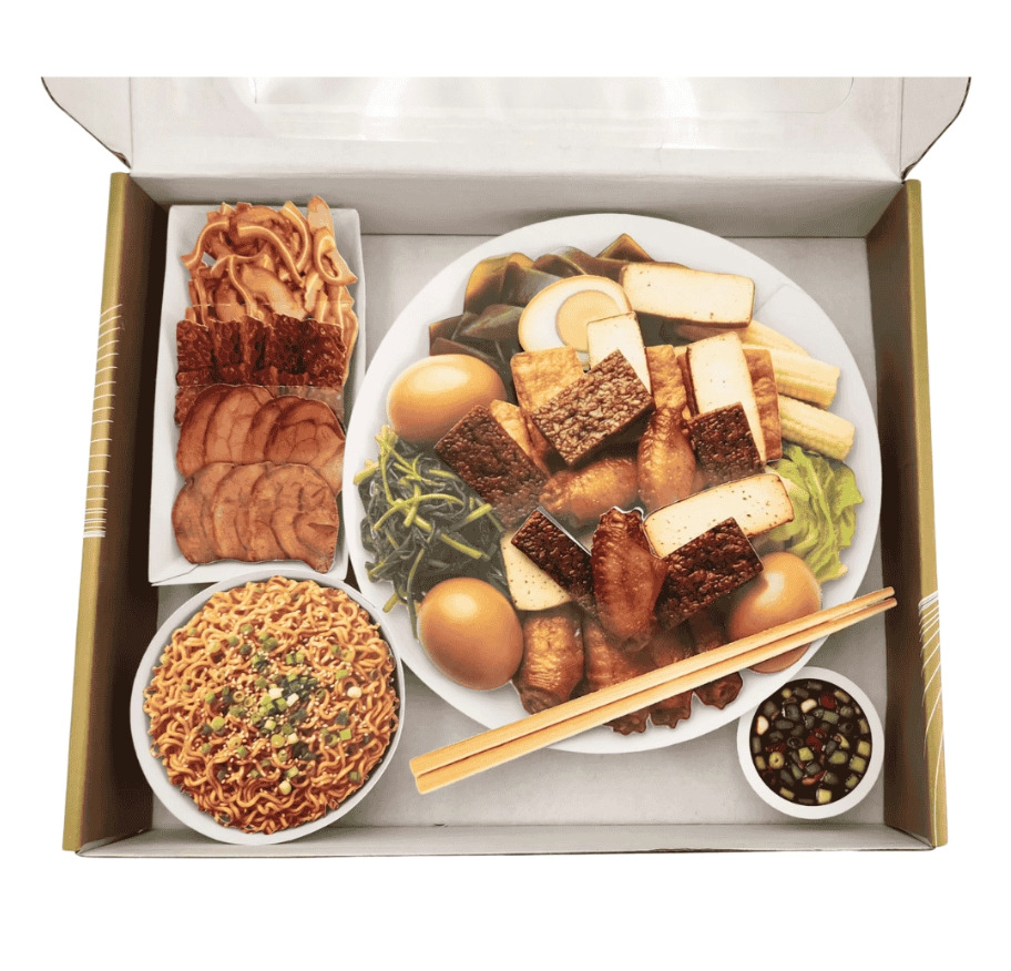 紙紮滷味拼盤