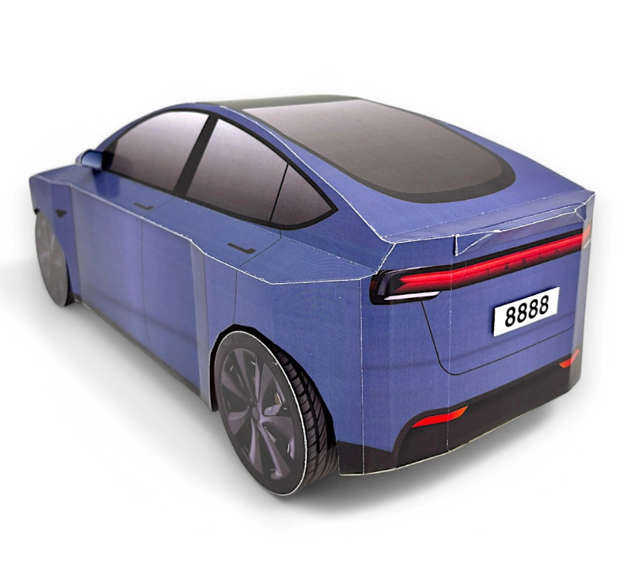 紙紮特斯拉 Tesla Model Y -冰荷藍