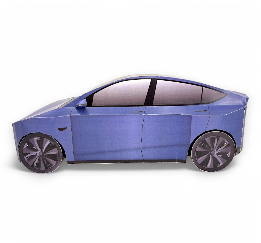 紙紮特斯拉 Tesla Model Y -冰荷藍