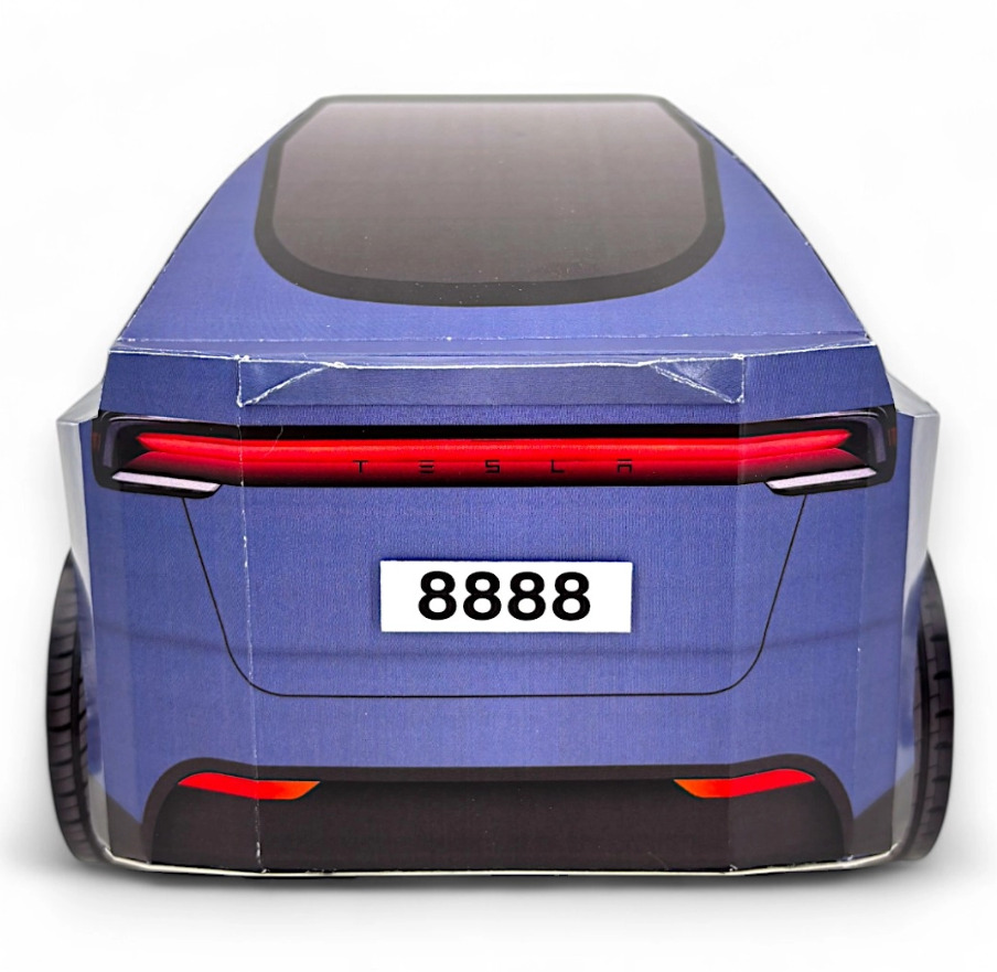 紙紮特斯拉 Tesla Model Y -冰荷藍
