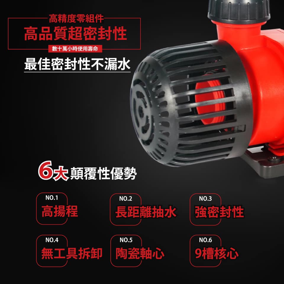 八百萬神變頻馬達 10000L/H