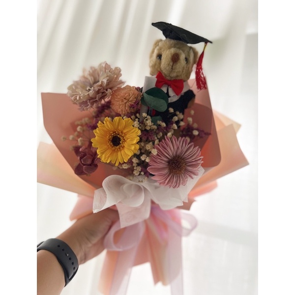 永生花畢業花束