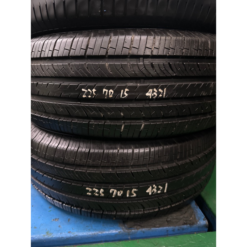 DQ車業 225/70/15 兩條中古胎