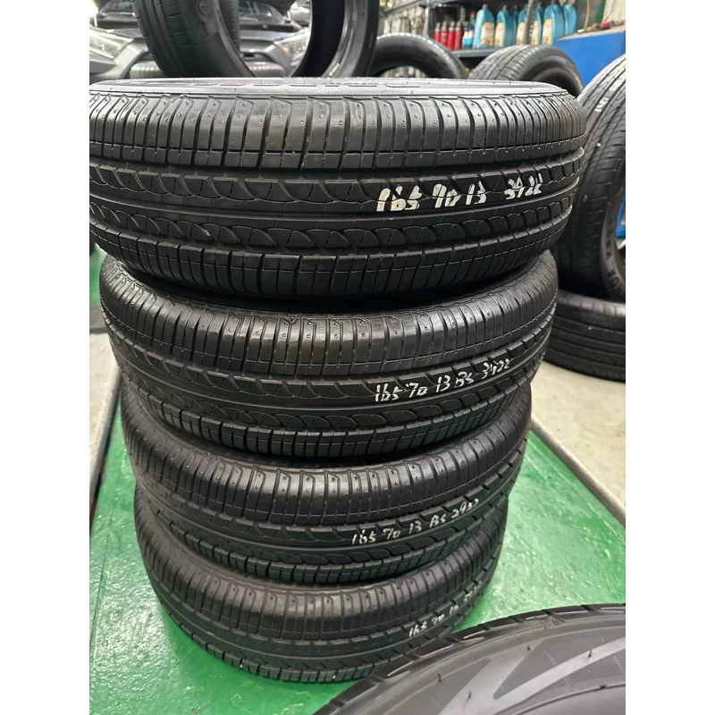 DQ車業165/70/13 普利司通 中古胎