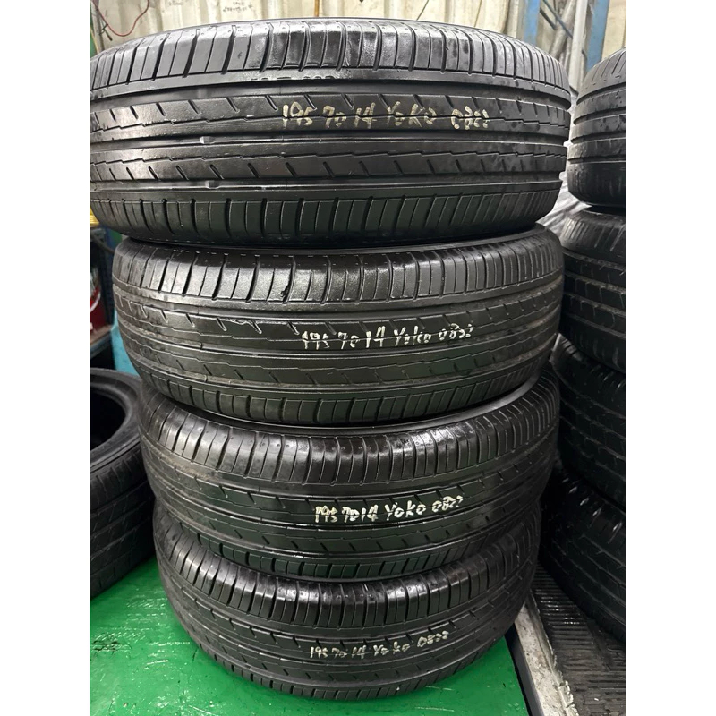 DQ車業195/70/14 橫濱中古胎