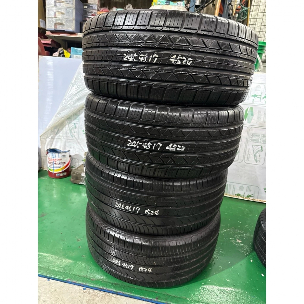 DQ中古胎規格 245/45/17 中古胎 二手胎 落地胎 輪胎批發 安裝 寄送