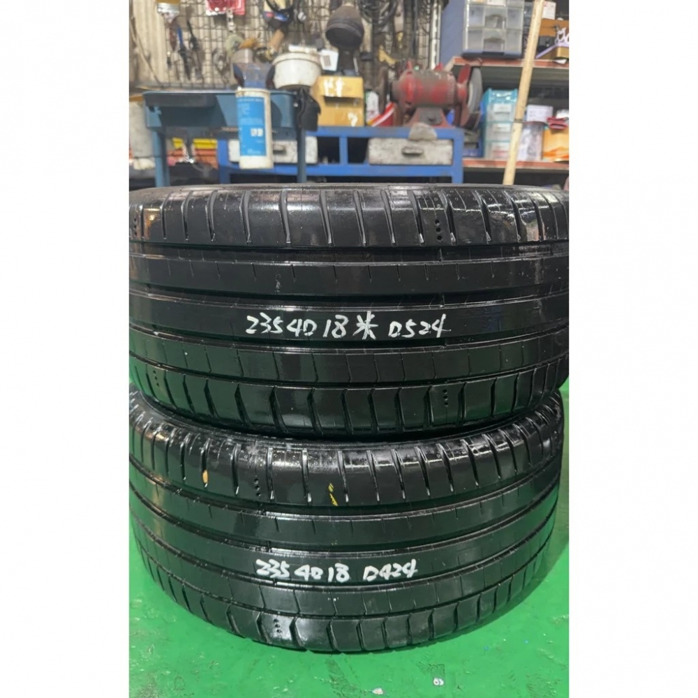 DQ中古胎規格 235/40/18 米其林落地胎 中古胎 二手胎 落地胎 輪胎批發 安裝 寄送
