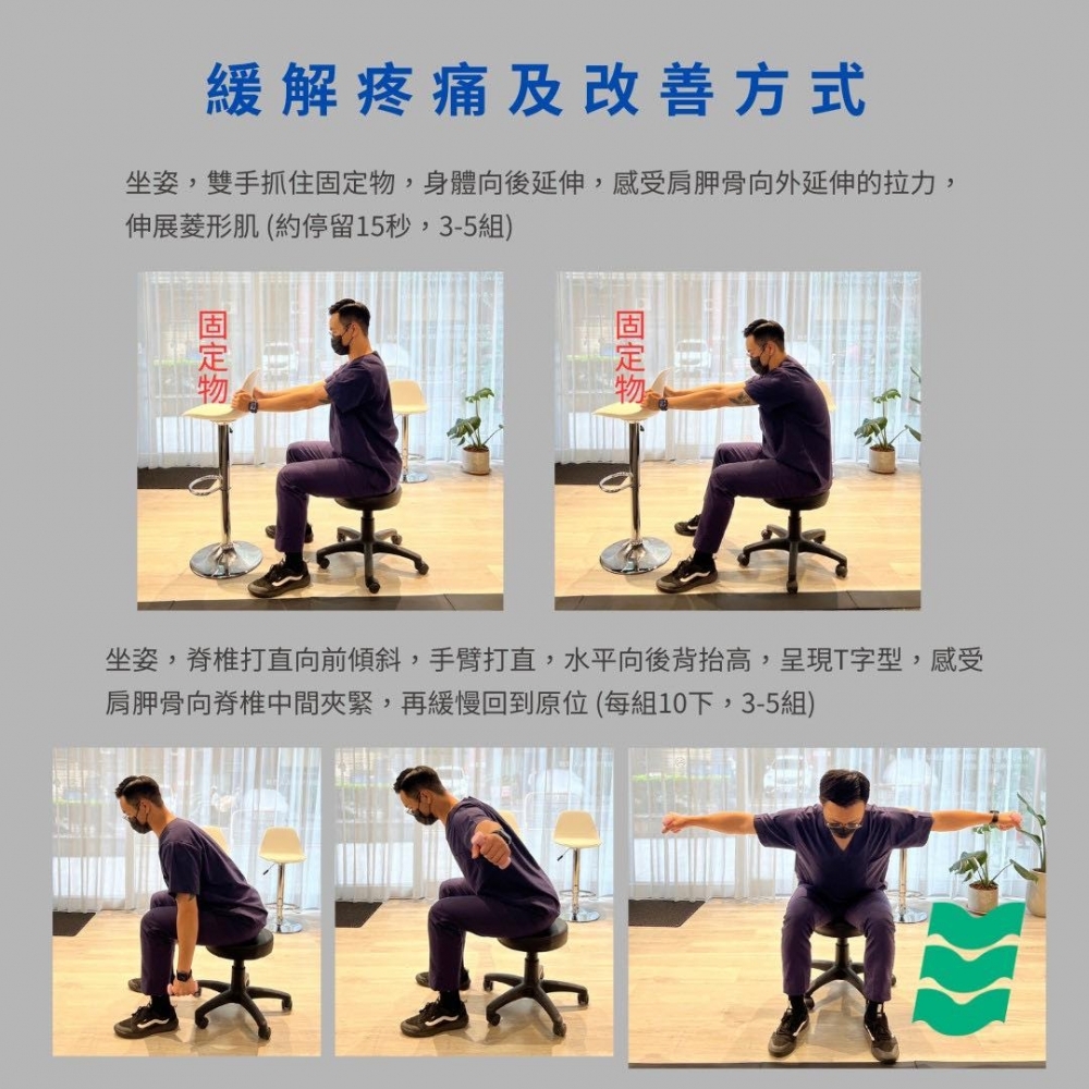 菱形肌筋膜炎的症狀及改善方式