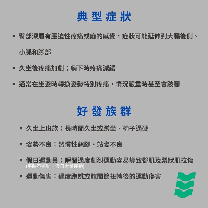 梨狀肌症候群(Piriformis Syndrome)
