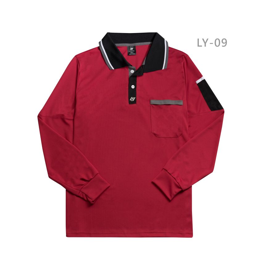 排汗長袖工作POLO衫