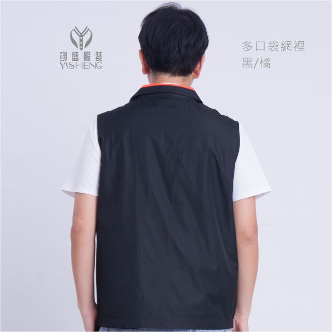 多口袋網裡背心