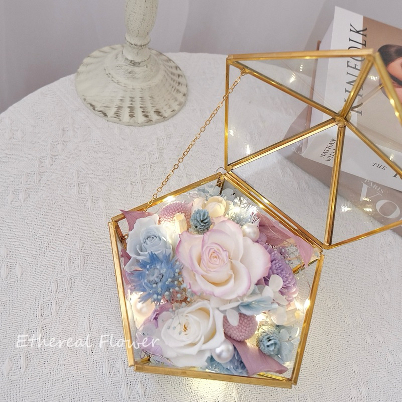 Ethereal flower永生花禮盒｜5朵主花