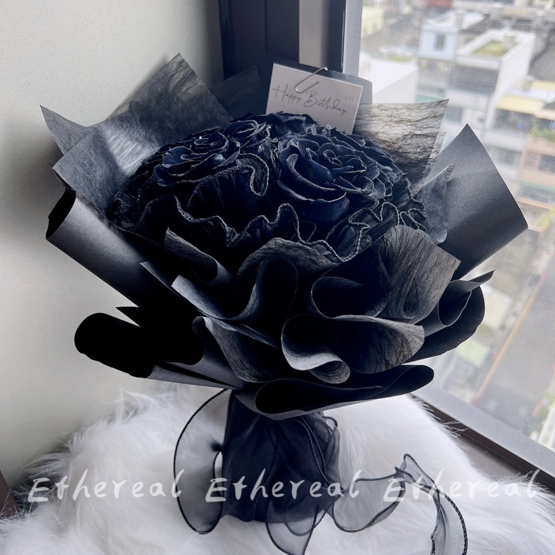Ethereal flower暗黑系 永生玫瑰花束