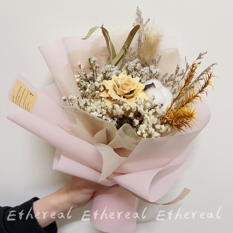 Ethereal flower山茶花之戀 乾燥花束