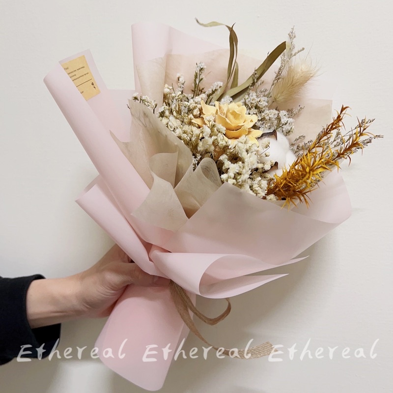 Ethereal flower山茶花之戀 乾燥花束