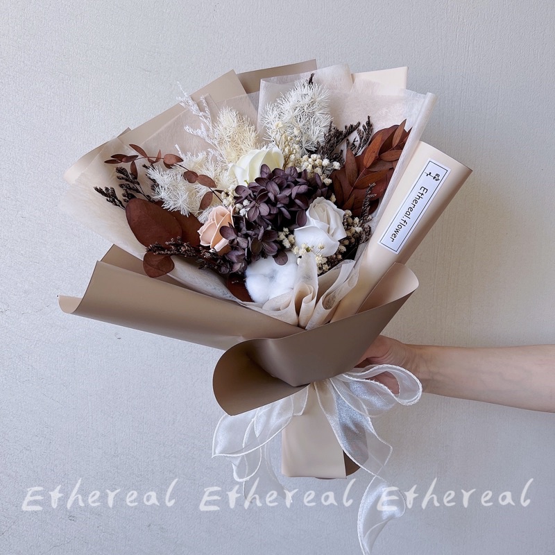 Ethereal flower莫蘭迪色大花束