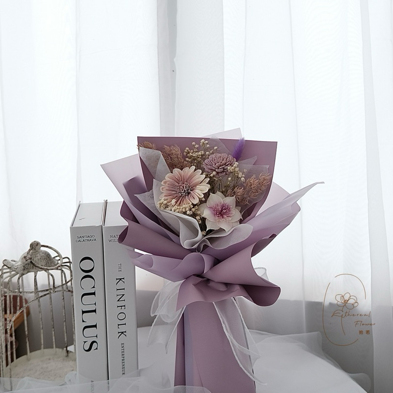 Ethereal flower 韓系太陽玫瑰花束 生日花束 畢業花束 索拉花 向日葵花束 索拉花束 母親節花束