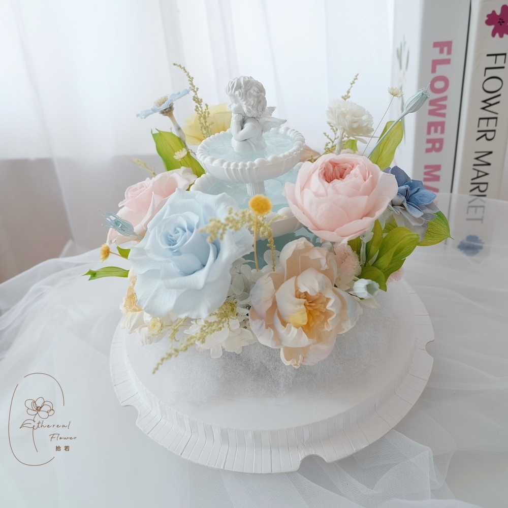 Ethereal flowers 許願池永生花禮 開幕花禮 生日花禮 祝賀花禮 情人花禮 晉升花禮 許願池