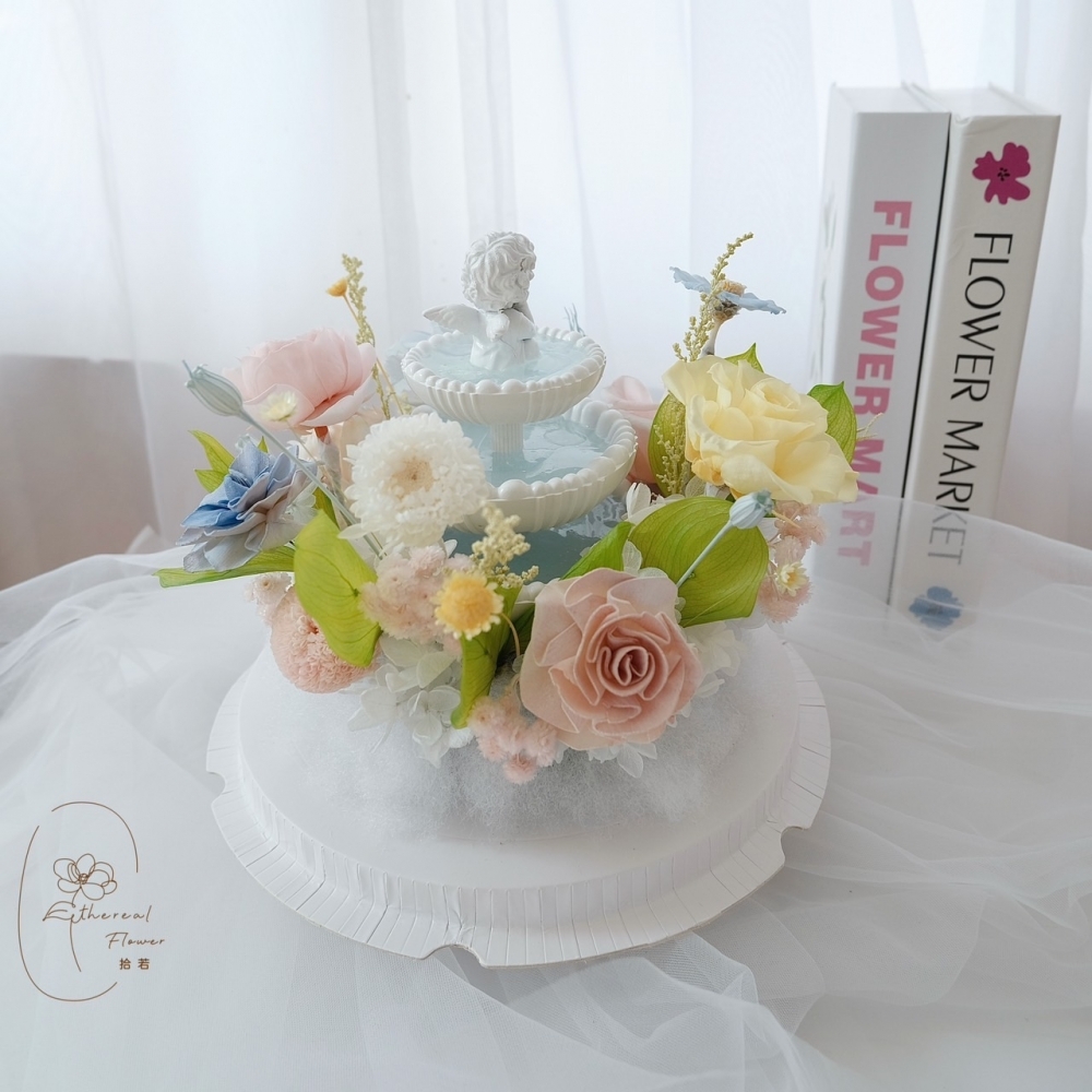 Ethereal flowers 許願池永生花禮 開幕花禮 生日花禮 祝賀花禮 情人花禮 晉升花禮 許願池