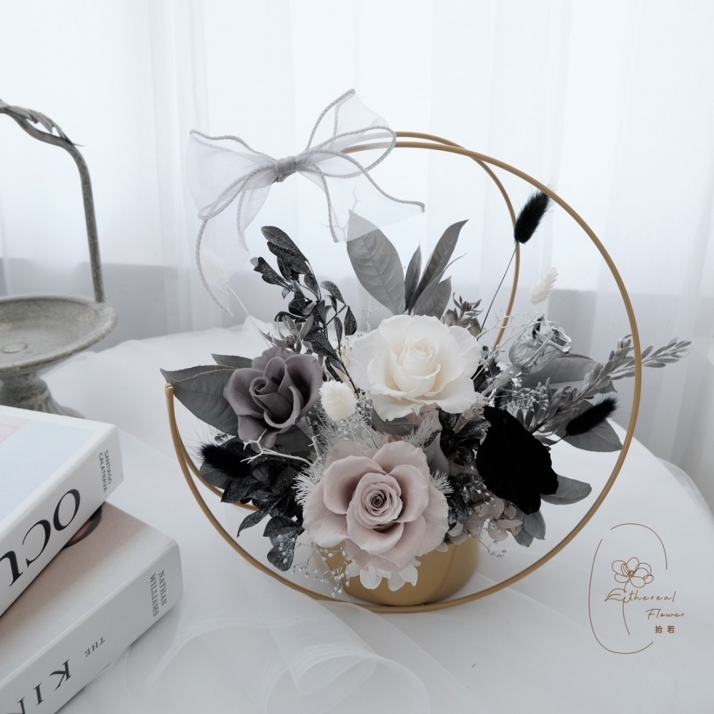 Ethereal Flower 極簡主義 開幕花禮 入厝花禮 喬遷花禮 永生花禮