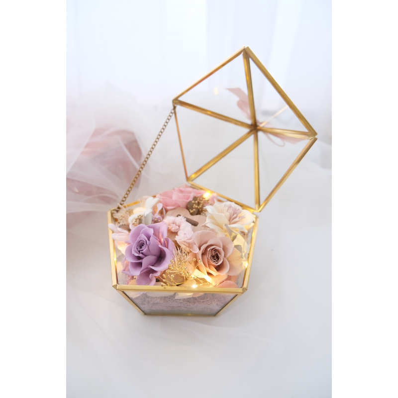 Ethereal flower 永恆之約 永生花禮盒 求婚花禮盒 花禮 永生花盒 永生花禮物 情人節花禮 閨蜜花禮