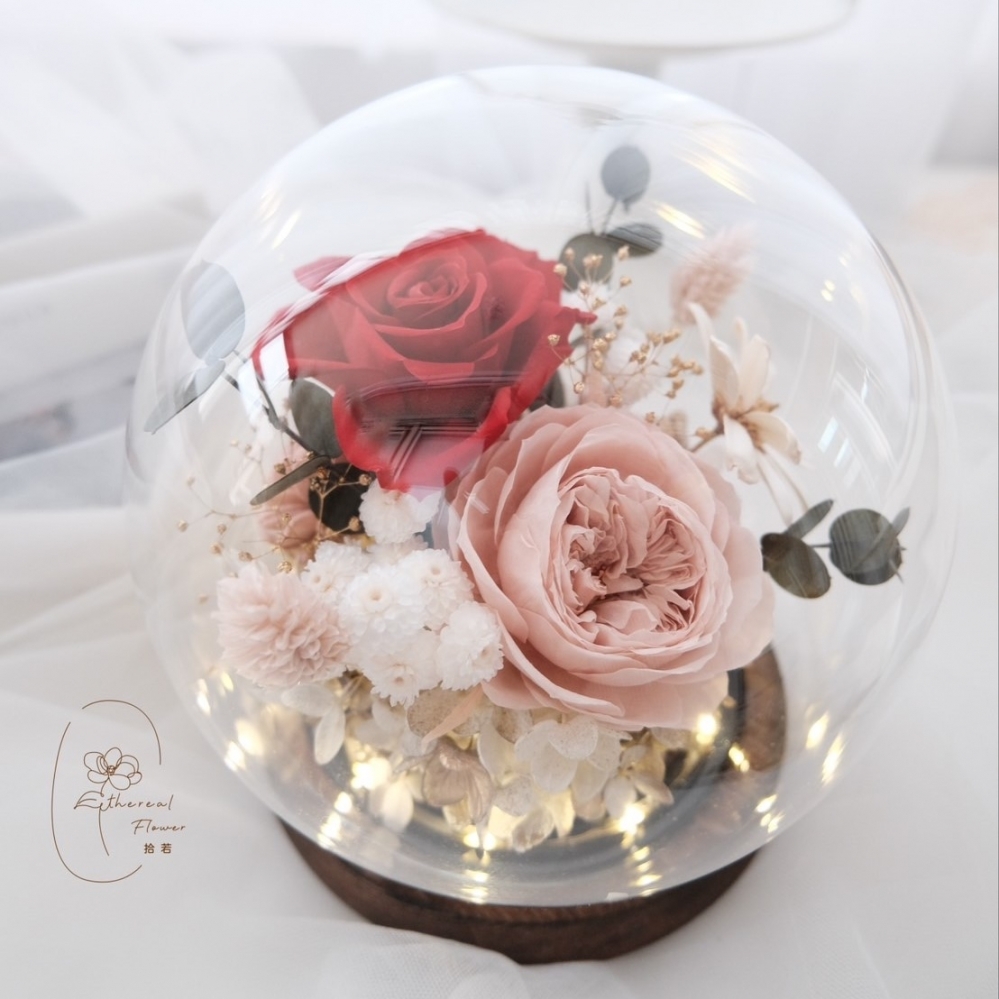 Ethereal Flower 永恆戀曲 永生玻璃花盅