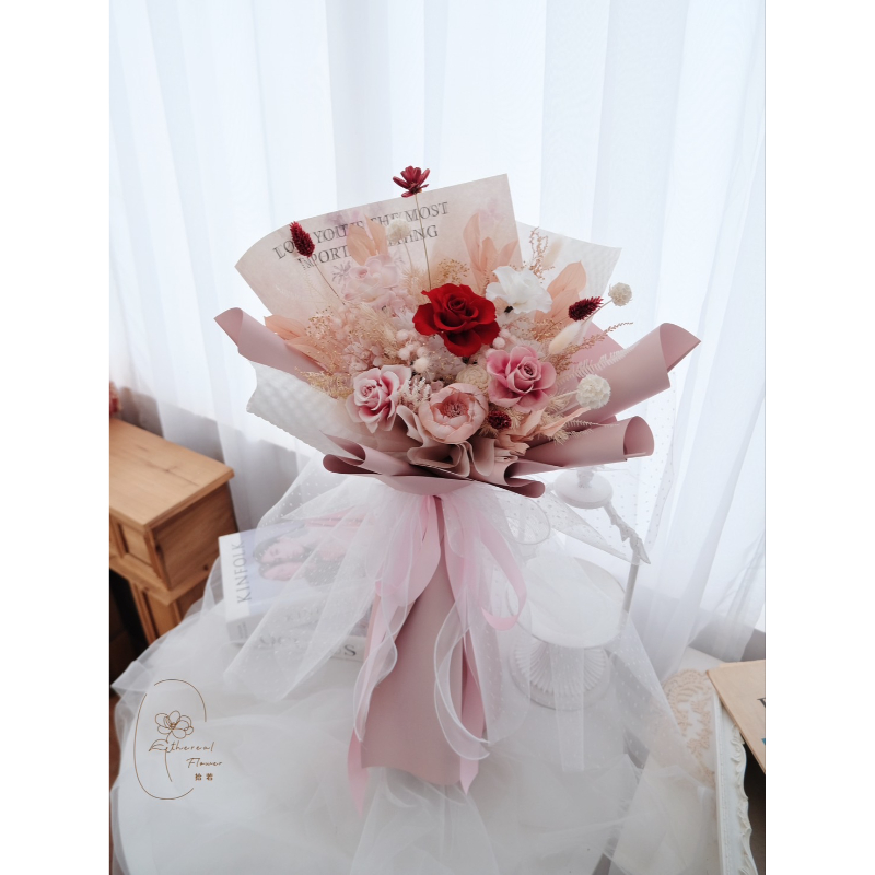 Ethereal Flower 永恆戀語 | 永生玫瑰花束