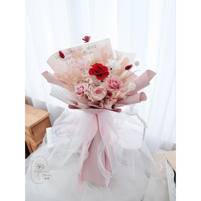Ethereal Flower 永恆戀語 | 永生玫瑰花束