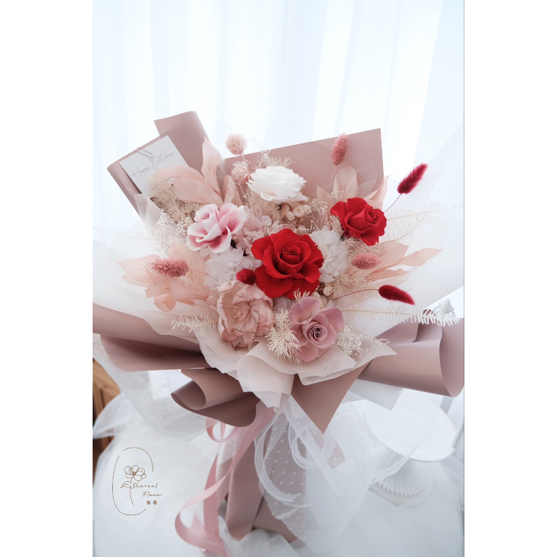 Ethereal Flower 幸福時光 永生玫瑰花束