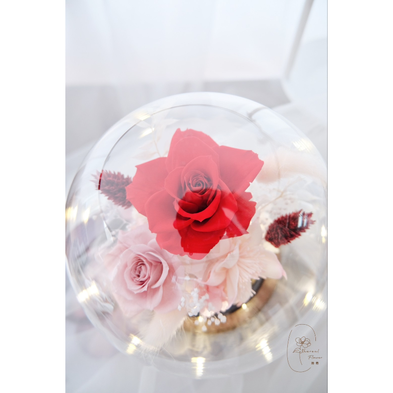 Ethereal Flower 流光之戀｜永生玻璃花盅