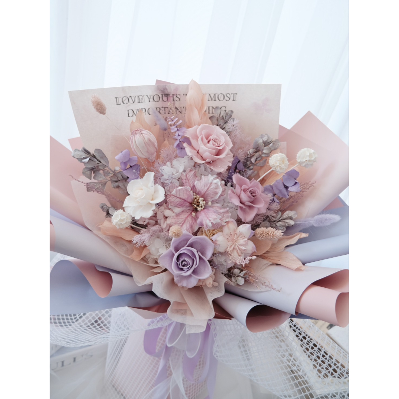 Ethereal Flower｜霧境花語Mystic Bloom｜永生花束