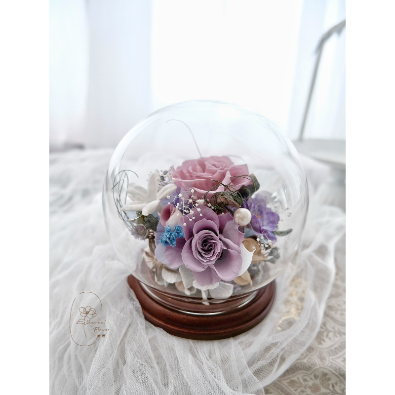 Ethereal Flower暮光秘境｜永生玻璃花盅