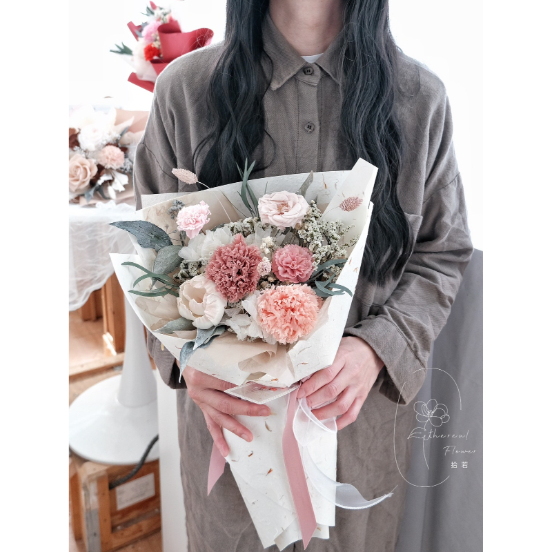 Ethereal Flower｜櫻雲語 Soft Whisper 永生花束