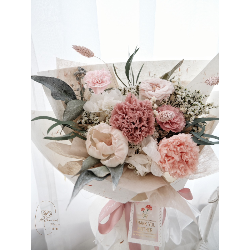 Ethereal Flower｜櫻雲語 Soft Whisper 永生花束