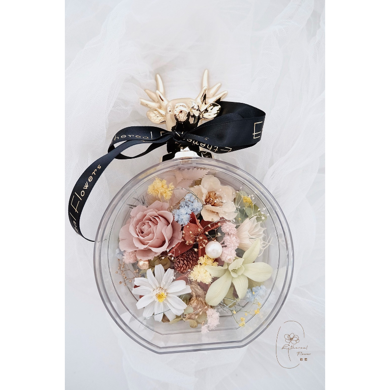 ｜一鹿有你·一鹿相伴｜永生花禮盒