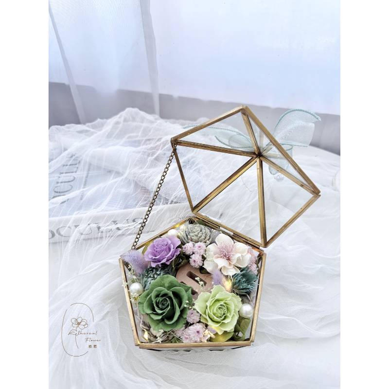 心動時刻 | The Moment|永生花禮盒|戒指座