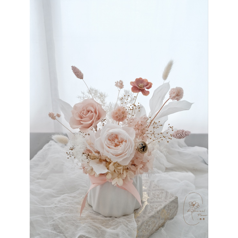 純粹之美 | 永生祝賀盆花