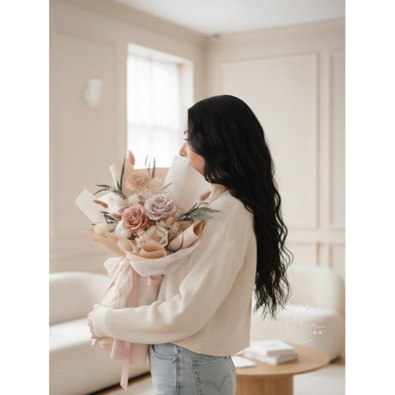 Ethereal Flower｜永恆柔光｜典雅永生花束