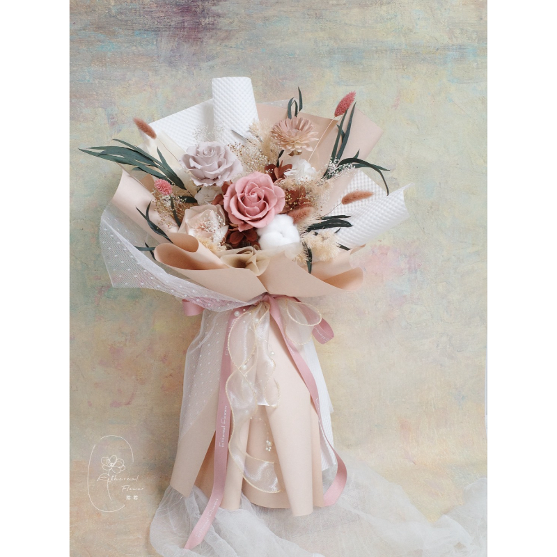 Ethereal Flower｜永恆柔光｜典雅永生花束