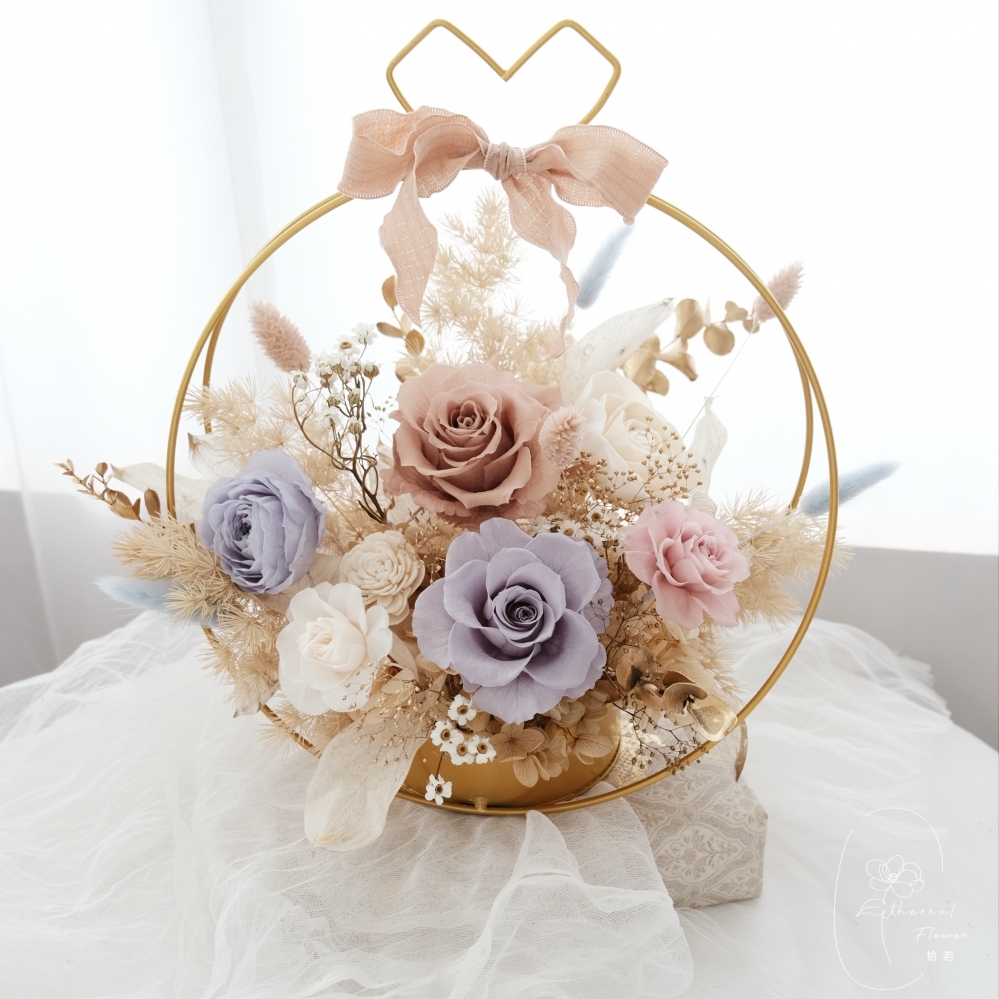 Ethereal Flower 莫蘭迪 開幕花禮 入厝花禮 喬遷花禮 永生花禮