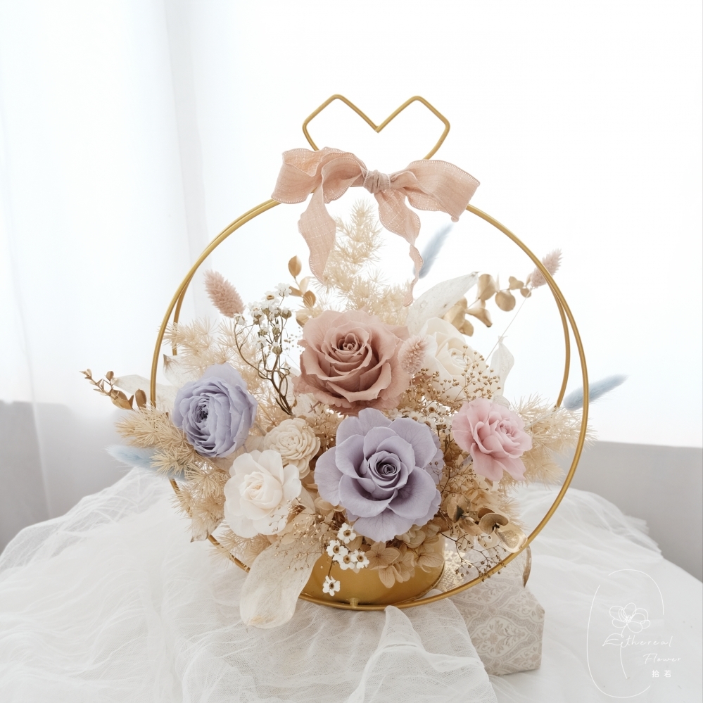 Ethereal Flower 莫蘭迪 開幕花禮 入厝花禮 喬遷花禮 永生花禮