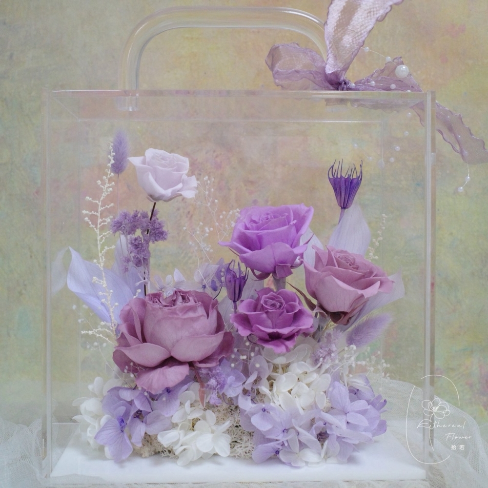 光影櫥窗｜永生花質感提盒