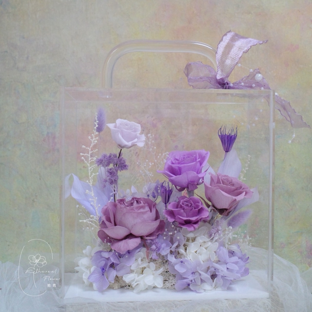 光影櫥窗｜永生花質感提盒