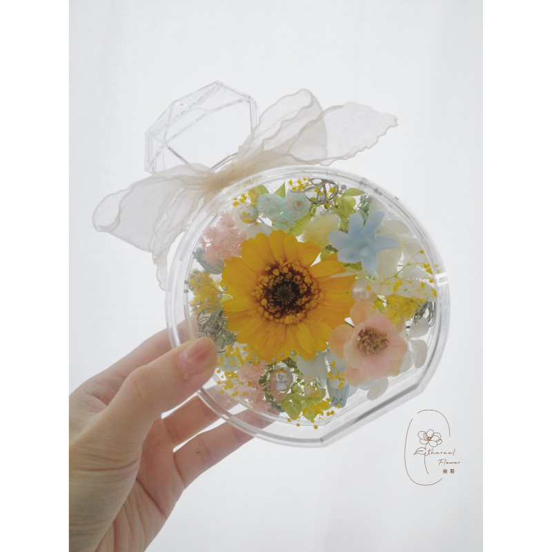時光香水瓶・永生太陽花敘事花盒