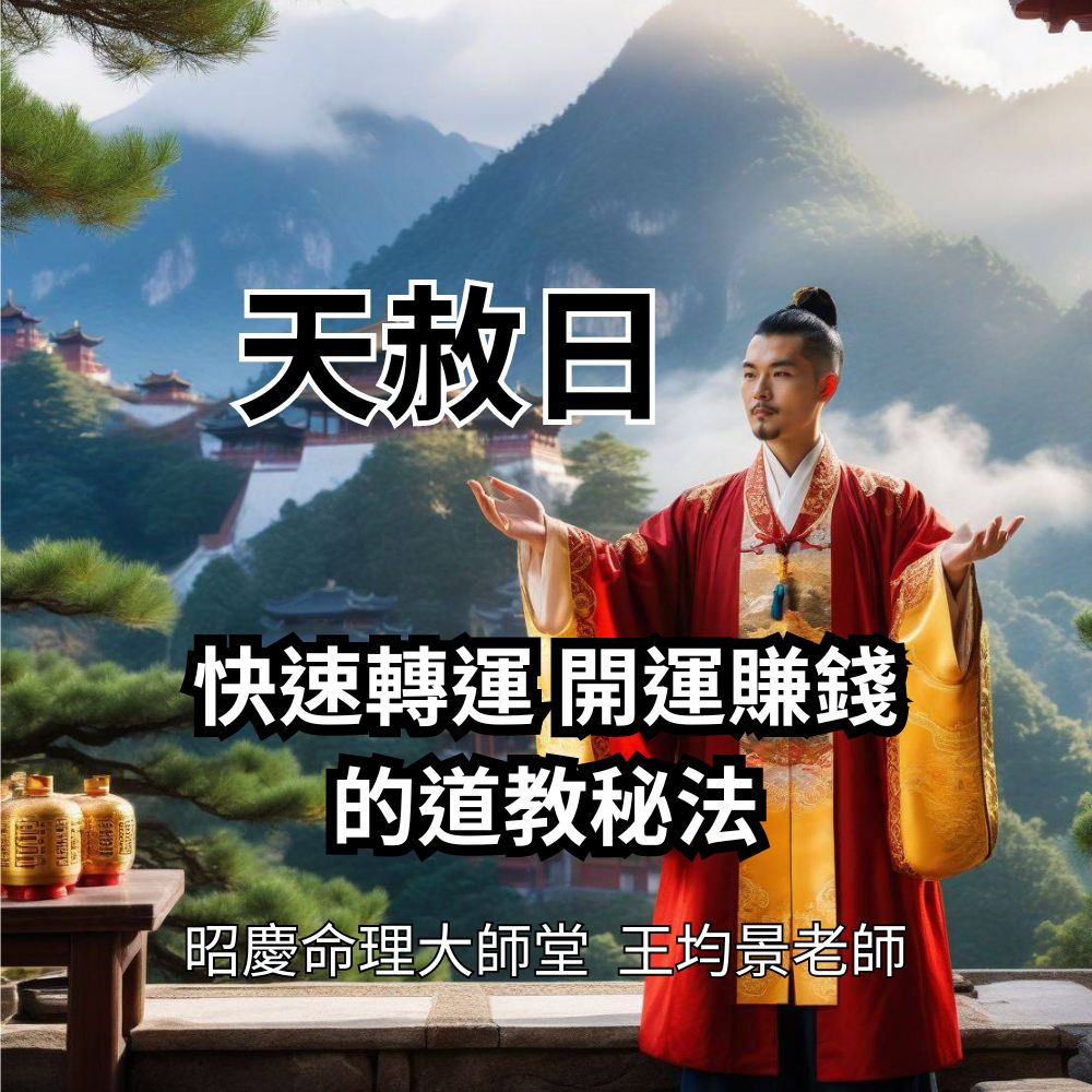 天赦日:轉運招貴人、還能招財補財庫