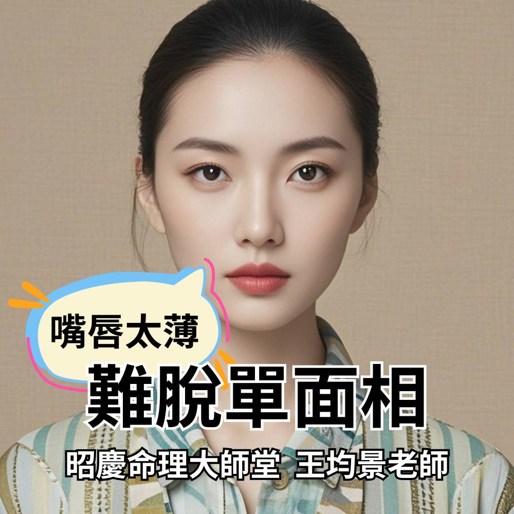 難脫單面相:嘴唇太薄
