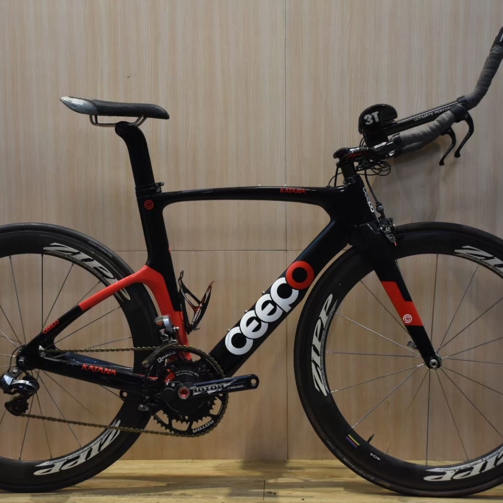 【風逸單車】CEEPO KATANA碳纖維電變框煞三鐵車    台中二手單車/二手公路車