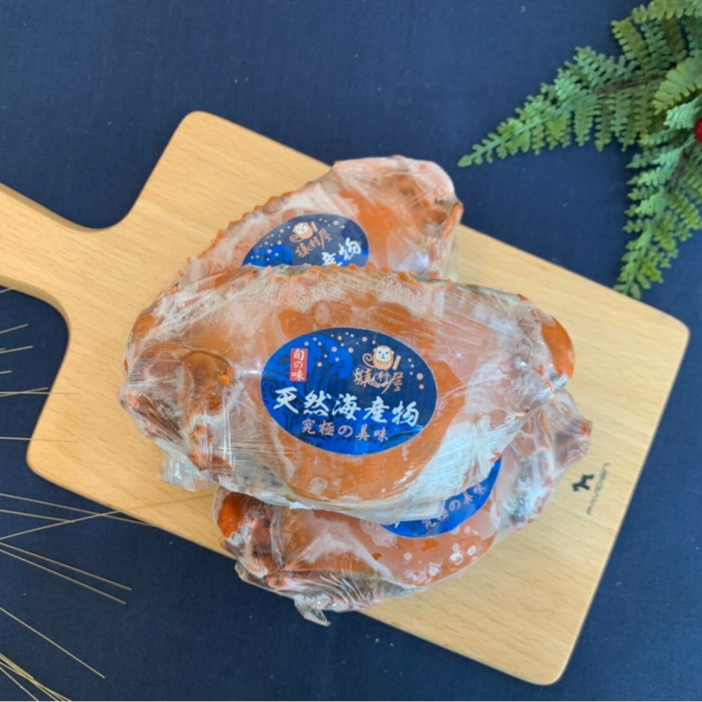 (猿村屋)爆卵熟凍紅蟳150g-175g/1隻